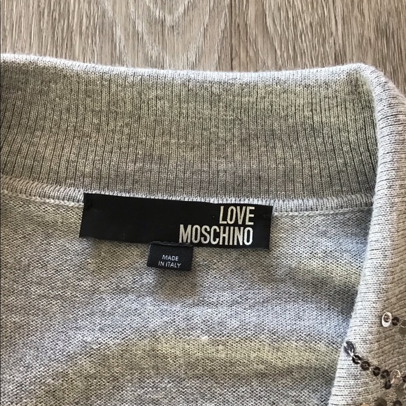 Love MOSCHINO 3/4 sleeve v neck cardigan - Picture 11 of 13